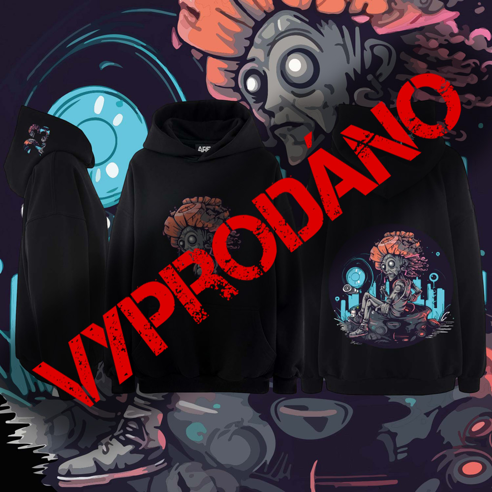 Unisex mikina Spiral on rave  limitovaná edice