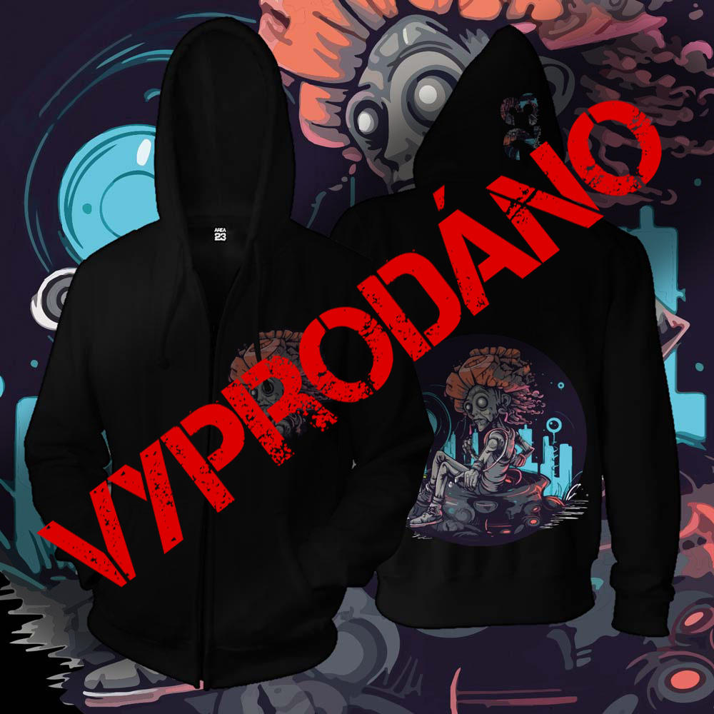 Unisex mikina Industrial rave  limitovaná edice