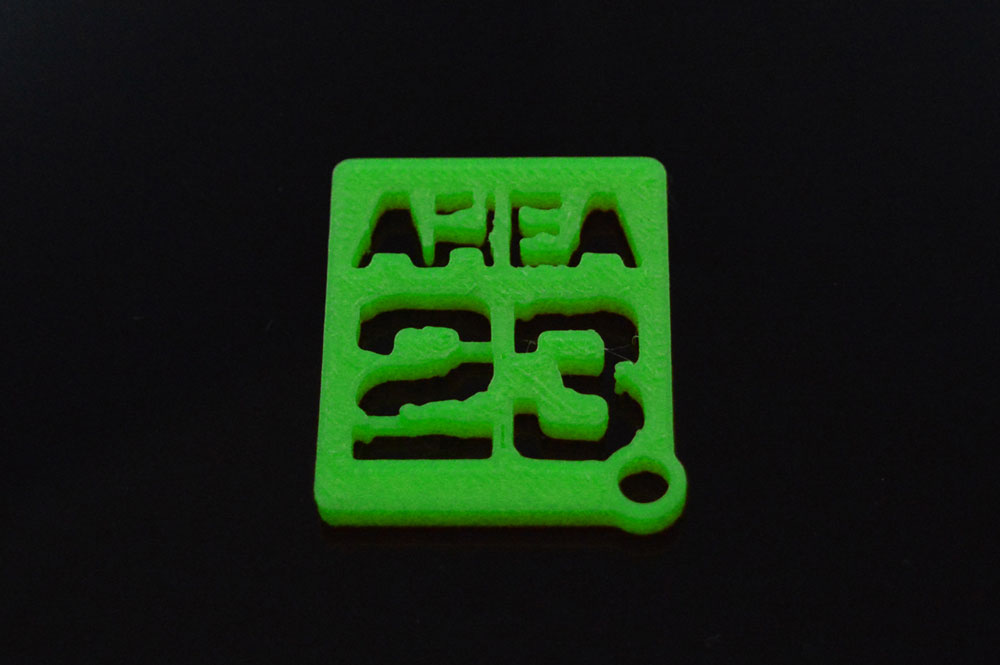 Klíčenka Area23-zelená 	