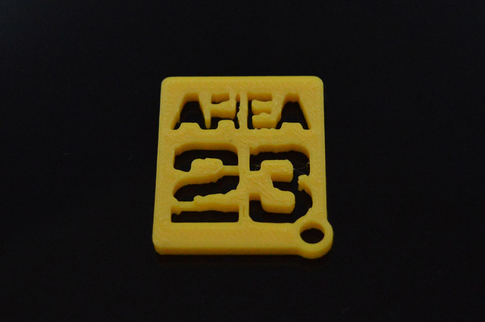 Klíčenka Area23-žlutá 