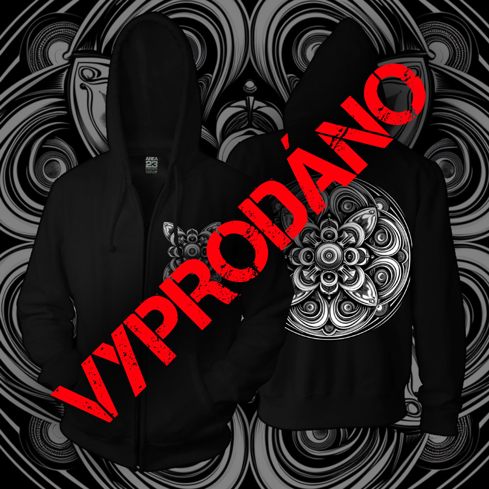 Unisex mikina zip Mandala FIVE limitovaná edice